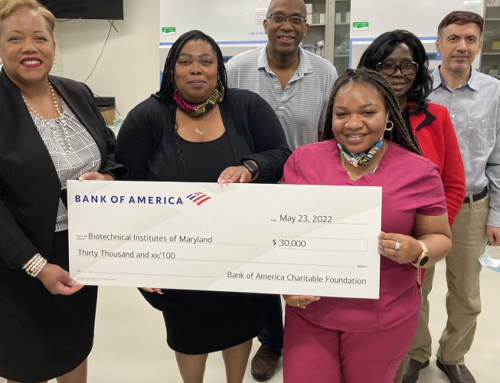 Bank of America Invests in the Biotechnical Institute of Maryland